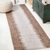 Jonathany Santa Monica SMB113B Brown/Beige Area Rug 2 ft. 2 in. X 8 ft. Runner