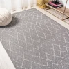 Jonathany Santa Monica SMB114A Gray/Cream Area Rug 3 ft. X 5 ft. Rectangle