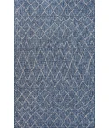 Madaba Moroccan Trellis Navy/Light Gray 3 ft. x 5 ft. Indoor/Outdoor Area Rug