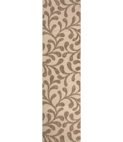 Jonathany Santa Monica SMB117A Brown/Beige Area Rug 2 ft. 2 in. X 8 ft. Runner