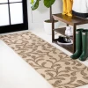 Jonathany Santa Monica SMB117A Brown/Beige Area Rug 2 ft. 2 in. X 10 ft. Runner