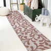 Jonathany Santa Monica SMB117B Red/Beige Area Rug 2 ft. 2 in. X 8 ft. Runner
