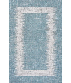 Jonathany Santa Monica SMB118A Aqua/Ivory Area Rug 3 ft. 1 in. X 5 ft. Rectangle