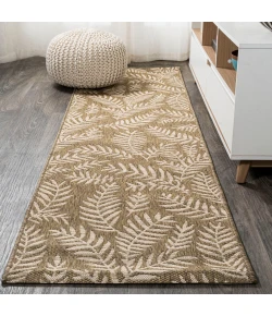 Jonathany Santa Monica SMB119A Brown/Beige Area Rug 2 ft. 2 in. X 8 ft. Runner