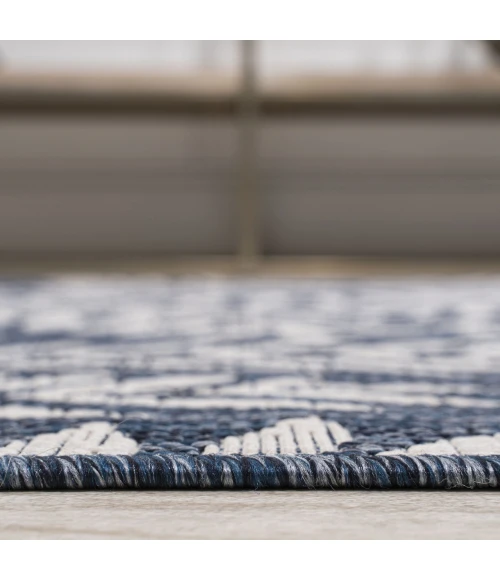 Jonathan Y SANTA MONICA Blue SMB119B 3ft.-11in. Square Rug