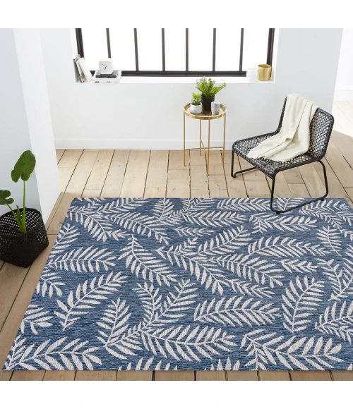 Jonathan Y SANTA MONICA Blue SMB119B 10ft. X 14ft. Rect. Rug
