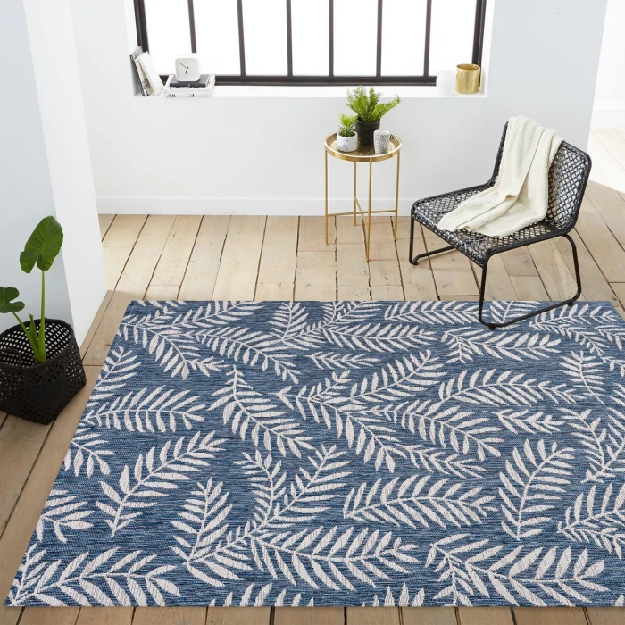 Jonathan Y SANTA MONICA Blue SMB119B 6ft. X 9ft. Rect. Rug