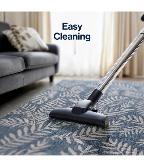 Jonathan Y SANTA MONICA Blue SMB119B 3ft.-11in. Square Rug