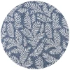 Jonathan Y SANTA MONICA Blue SMB119B 3ft.-11in. Round Rug