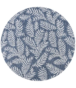 Jonathan Y SANTA MONICA Blue SMB119B 9ft. Round Rug