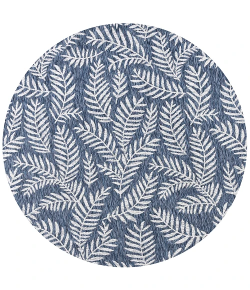 Jonathan Y SANTA MONICA Blue SMB119B 9ft. Round Rug