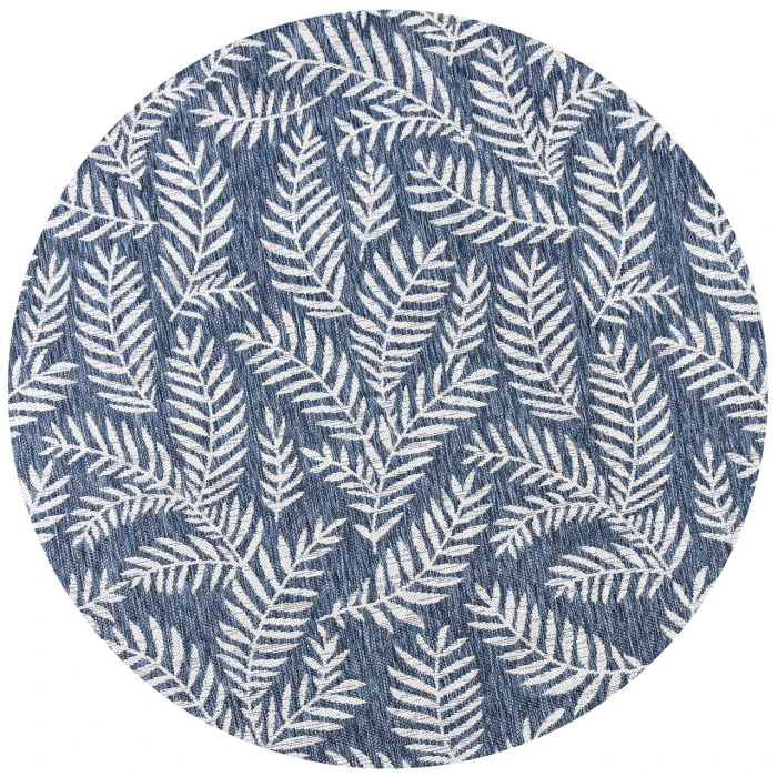 Jonathan Y SANTA MONICA Blue SMB119B 3ft.-1in. Round Rug