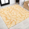 Jonathany Santa Monica SMB119C Yellow/Cream Area Rug 5 ft. 3 in. X 5 ft. 3 in. Square