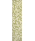 Nevis Palm Frond Green/Cream 2 ft. x 8 ft. Indoor/Outdoor Runner Rug