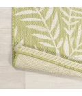 Nevis Palm Frond Green/Cream 2 ft. x 8 ft. Indoor/Outdoor Runner Rug