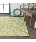 Nevis Palm Frond Green/Cream 8 ft. x 10 ft. Indoor/Outdoor Area Rug