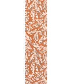 Jonathany Santa Monica SMB119E Orange/Cream Area Rug 2 ft. 2 in. X 8 ft. Runner
