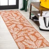 Jonathany Santa Monica SMB119E Orange/Cream Area Rug 2 ft. 2 in. X 8 ft. Runner
