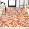 Jonathany Santa Monica SMB119E Orange/Cream Area Rug 7 ft. 9 in. X 10 ft. Rectangle