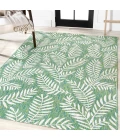 Nevis Palm Frond Cream/Green 8 ft. x 10 ft. Indoor/Outdoor Area Rug