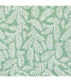Jonathany Santa Monica SMB119G Cream/Green Area Rug 5 ft. 3 in. X 5 ft. 3 in. Square