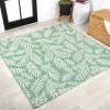 Jonathany Santa Monica SMB119G Cream/Green Area Rug 5 ft. 3 in. X 5 ft. 3 in. Square