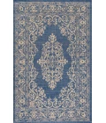 Galon Filigree Blue/Beige 5 ft. x 8 ft. Indoor/Outdoor Area Rug