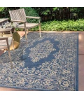 Galon Filigree Blue/Beige 5 ft. x 8 ft. Indoor/Outdoor Area Rug