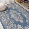 Jonathany Santa Monica SMB120A Blue/Beige Area Rug 3 ft. 1 in. X 5 ft. Rectangle