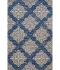 Tuscany Ornate Medallions Navy/Beige 3 ft. x 5 ft. Indoor/Outdoor Area Rug