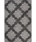 Tuscany Ornate Medallions Black/Ivory 4 ft. x 6 ft. Indoor/Outdoor Area Rug