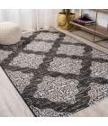 Tuscany Ornate Medallions Black/Ivory 4 ft. x 6 ft. Indoor/Outdoor Area Rug