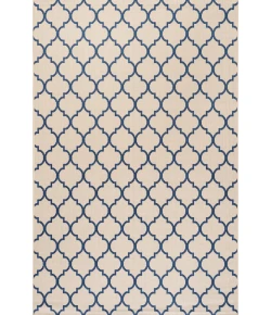 Jonathany Santa Monica SMB122A Beige/Navy Area Rug 3 ft. 1 in. X 5 ft. Rectangle