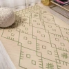 Jonathany Santa Monica SMB123A Beige/Green Area Rug 3 ft. 1 in. X 5 ft. Rectangle