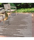 Zolak Berber Stripe Geometric Beige/Brown 8 ft. x 10 ft. Indoor/Outdoor Area Rug