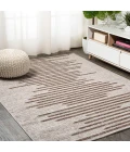 Zolak Berber Stripe Geometric Beige/Brown 8 ft. x 10 ft. Indoor/Outdoor Area Rug