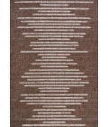 Zolak Berber Stripe Geometric Brown/Beige 5 ft. x 8 ft. Indoor/Outdoor Area Rug