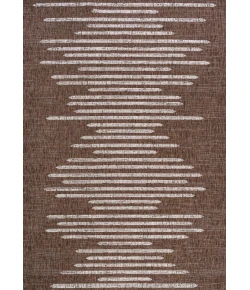 Jonathany Santa Monica SMB124B Brown/Beige Area Rug 5 ft. 2 in. X 7 ft. 5 in. Rectangle