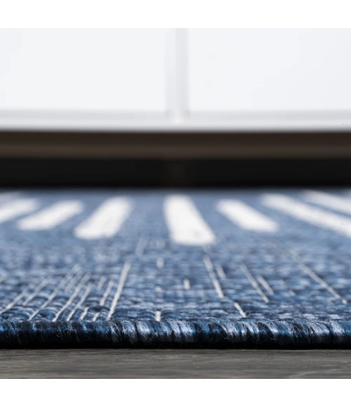 Jonathan Y SANTA MONICA Blue SMB124C 6ft.7in. Round Rug