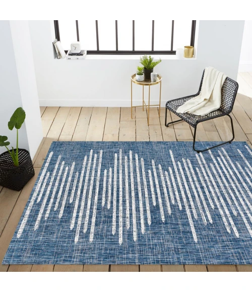 Jonathan Y SANTA MONICA Blue SMB124C 10ft. X 14ft. Rect. Rug