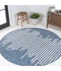 Jonathan Y SANTA MONICA Blue SMB124C 6ft.7in. Round Rug