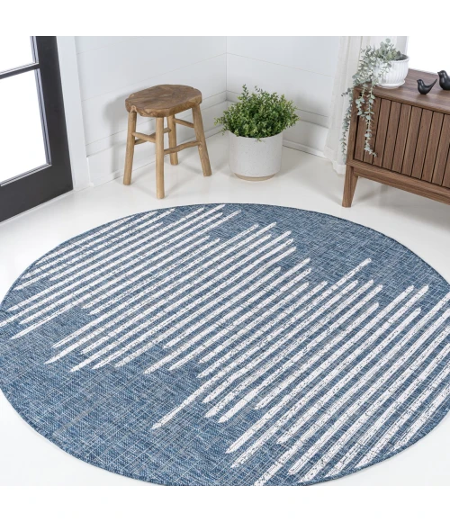 Jonathan Y SANTA MONICA Blue SMB124C 6ft.7in. Round Rug