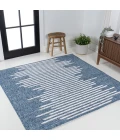 Jonathan Y SANTA MONICA Blue SMB124C 6ft.7in. Square Rug