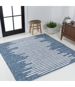 Jonathan Y SANTA MONICA Blue SMB124C 6ft.7in. Square Rug