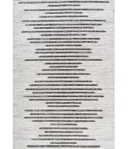 Jonathany Santa Monica SMB124D Ivory/Black Area Rug 5 ft. 2 in. X 7 ft. 5 in. Rectangle