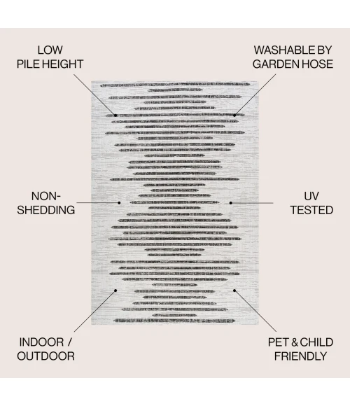 Jonathan Y SANTA MONICA Blue WSH100A 9ft. X 12ft. Rect. Rug