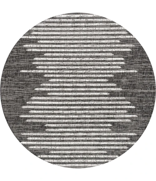 Jonathan Y SANTA MONICA Black SMB124E 7ft.-9in. Round Rug