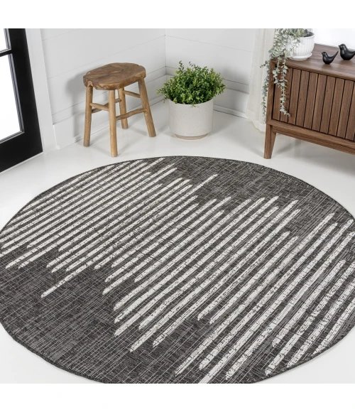 Jonathan Y SANTA MONICA Black SMB124E 7ft.-9in. Round Rug