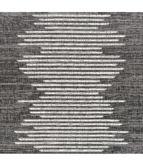 Jonathan Y SANTA MONICA Black SMB124E 6ft.7in. Square Rug