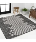 Jonathan Y SANTA MONICA Black SMB124E 6ft.7in. Square Rug